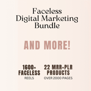 22 Faceless Digital Marketing MRR Products